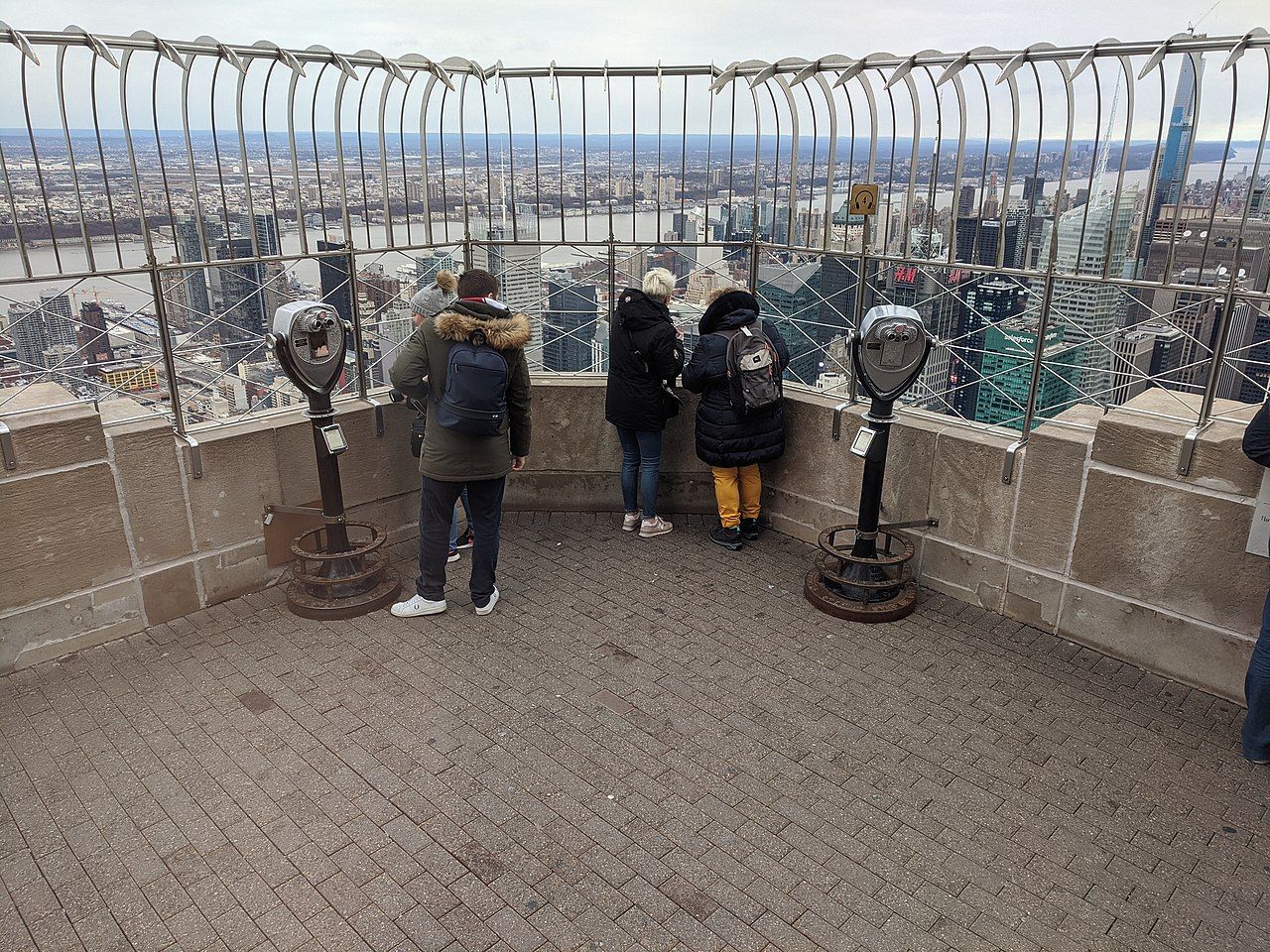 des vues spectaculaires du haut de l'Empire State Building