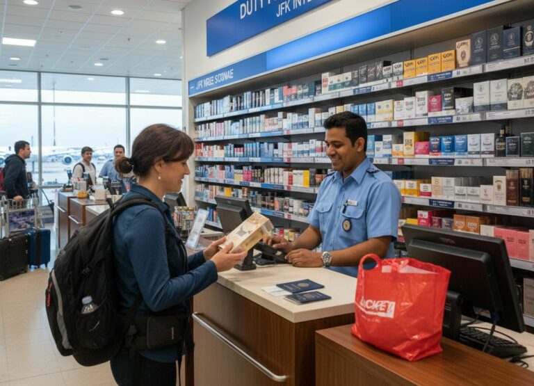 Prix des cigarettes en duty free à l’aéroport JFK de New-York : tarifs 2026 et marques populaires