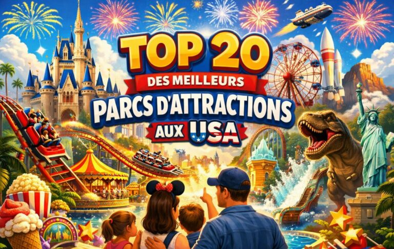 Top 20 des meilleurs parcs d&rsquo;attractions aux USA en 2026