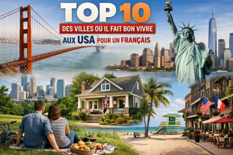Top 10 des villes où il fait bon vivre aux USA pour un français
